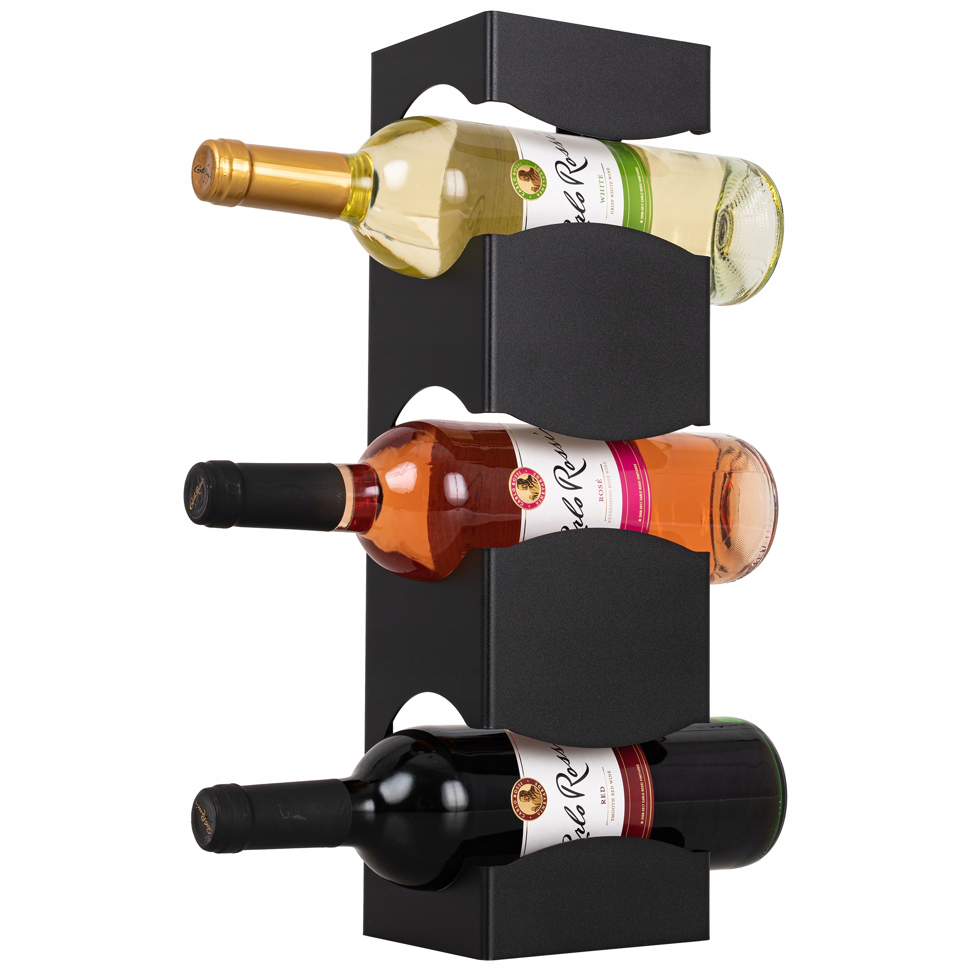 

Stojak na wino wieszak na wino 3 butelki