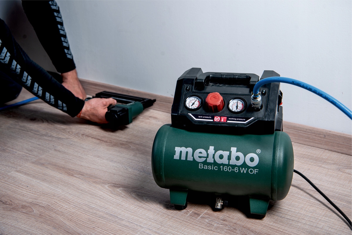 Kompresor sprężarka Basic 160-6 W OF 6L Metabo Typ kompresor bezolejowy