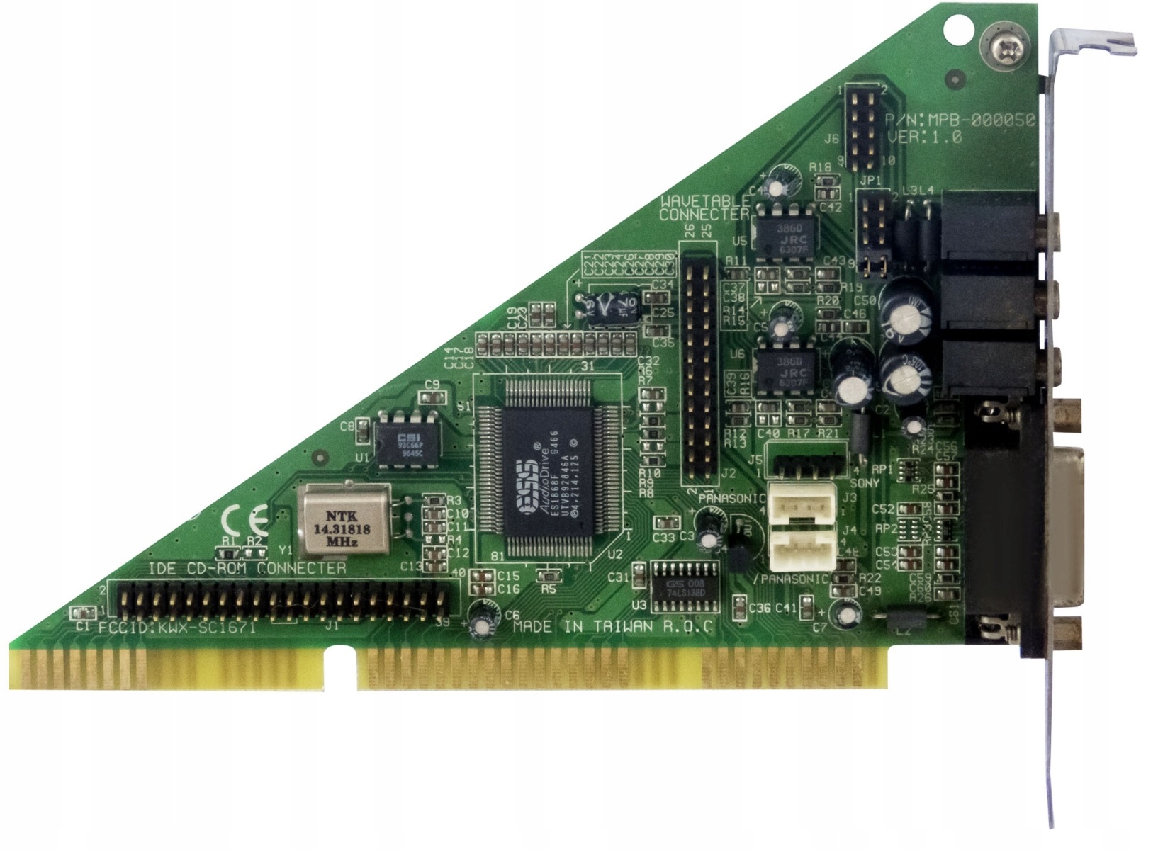 Звуковая карта ISA, совместимая с Sound Blaster