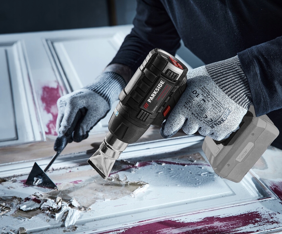 Opalarka akumulatorowa Parkside PPHLGA 20-Li A1 500°C 20 V akcesoria Stan opakowania oryginalne