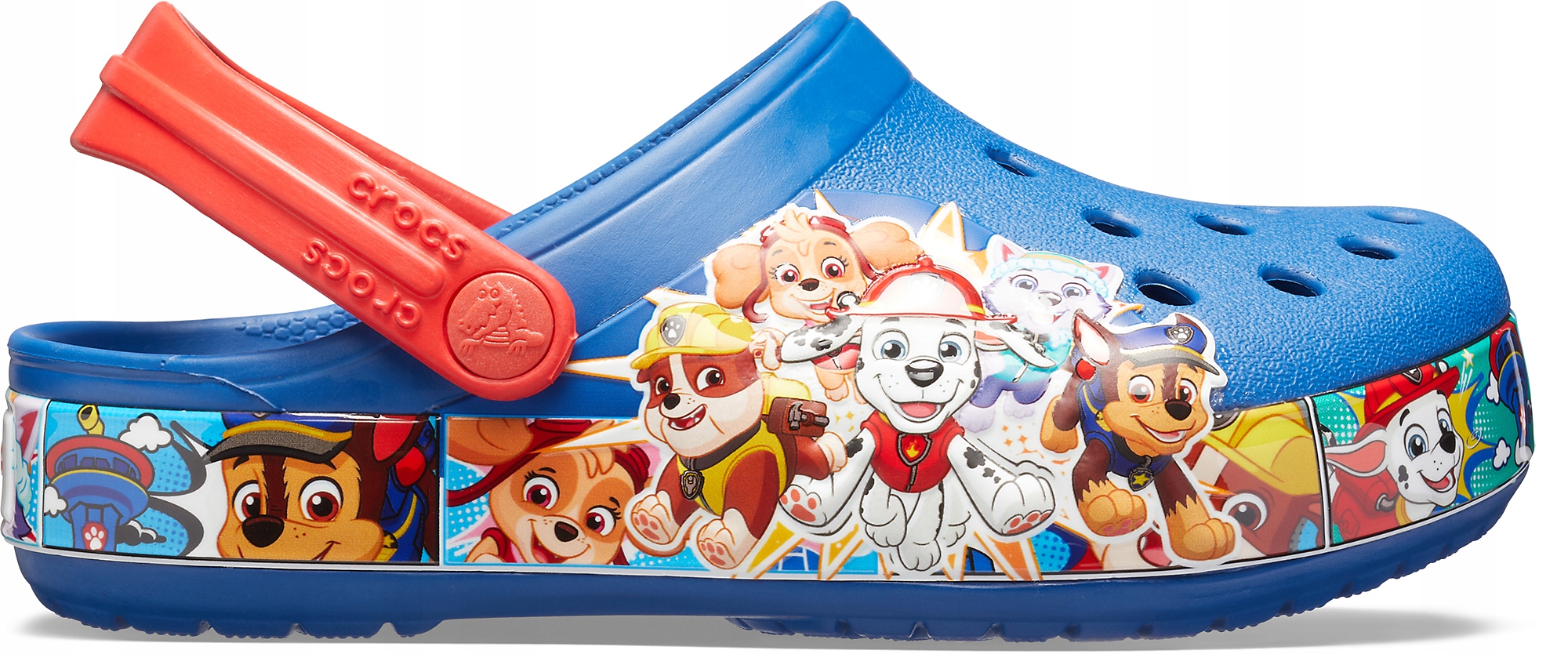 

Klapki Crocs Fun Lab Psi patrol niebieskie 33-34