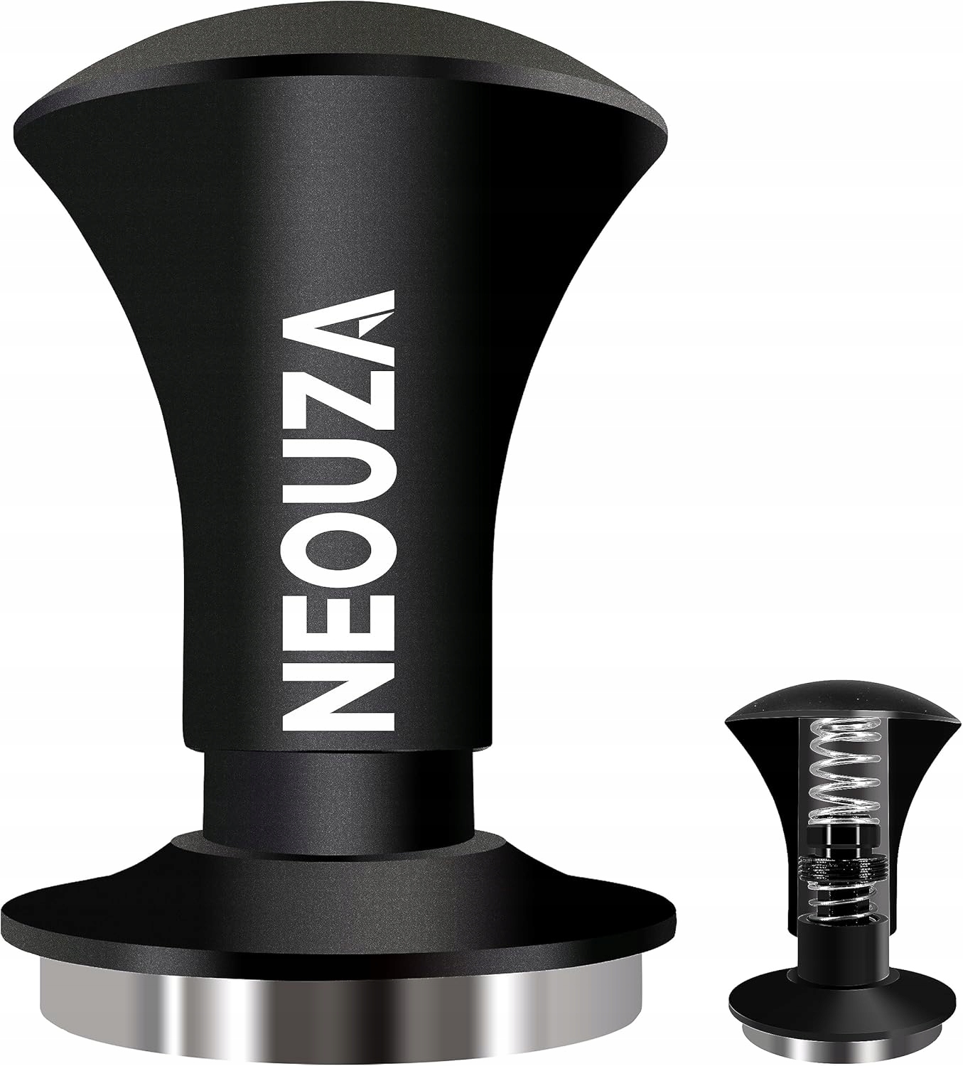 Tamper espresso Neouza V2 dvojitě kalibrovaný, pružinový, 48,8 mm