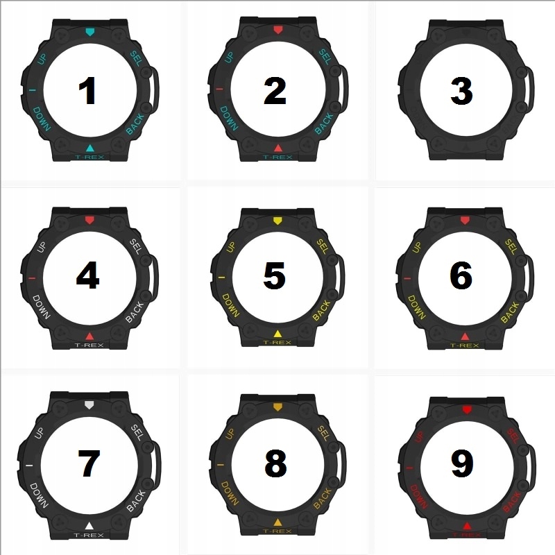 ETUI PANCERNE DO AMAZFIT T-REX 2 CZARNE 03 Marka Inna