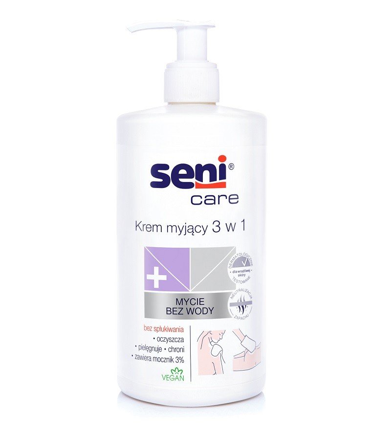 

Krem myjący 3w1 Seni Care do mycia bez użycia wody