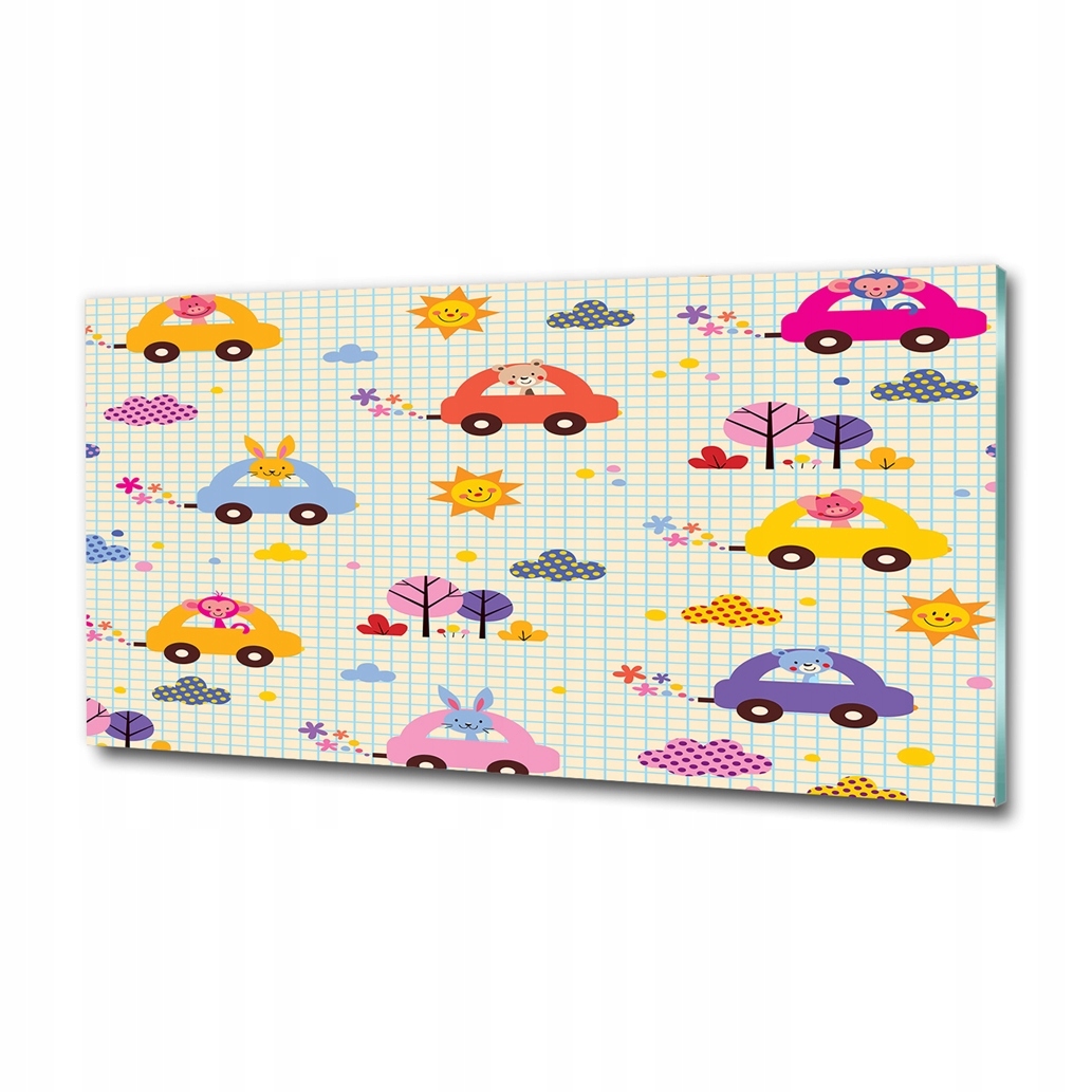 Fotoobraz tvrdené sklo Autíčka 100x70