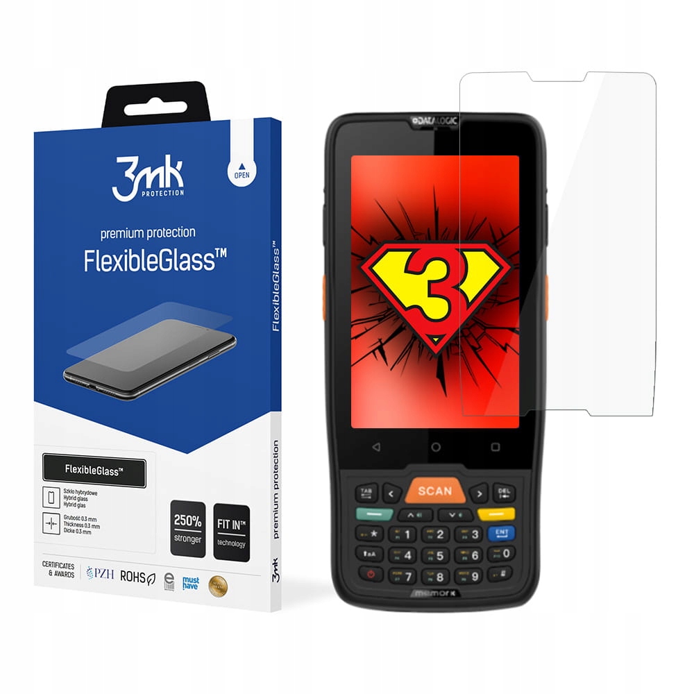 

Niepękające szkło folia do Datalogic Memor K 3mk