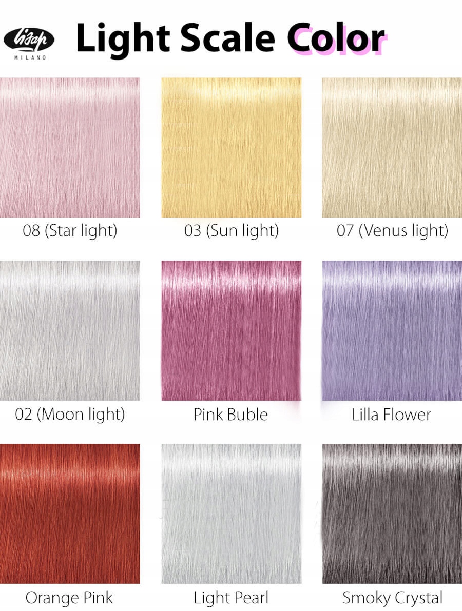 Lisap Light Scale Toner do włosów ORANGE PINK 100 Marka Lisap