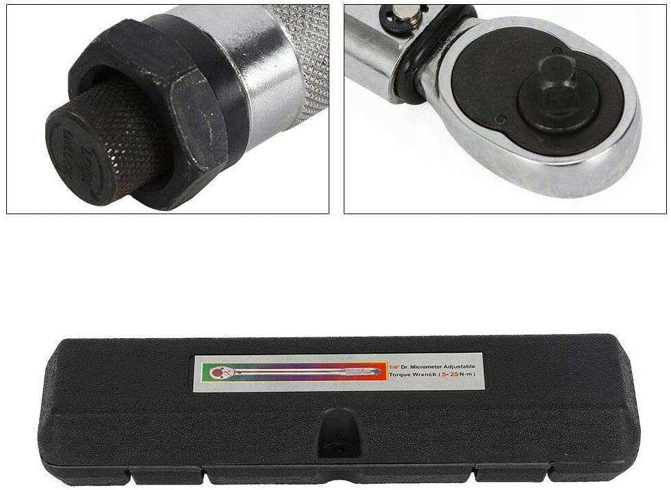 Klucz dynamometryczny 1/4" 5-25 Nm Marka inna