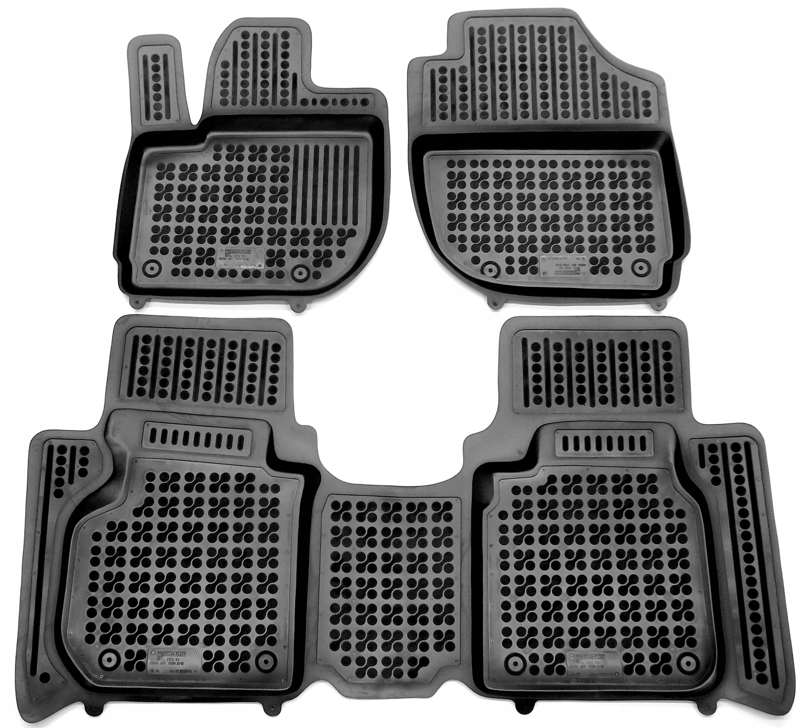 

Honda Hrv II od 2014 dywaniki gumowe korytkowe lux