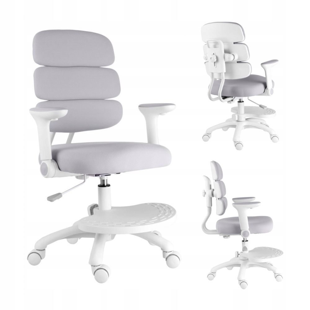 Detská rastúca stolička Neoseat Kiddy Three šedá prateľný poťah zadarmo