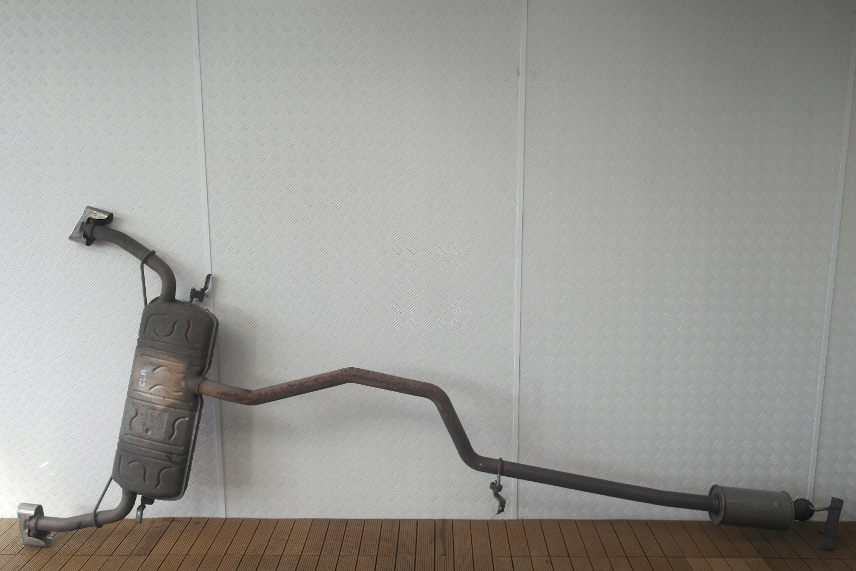 MERCEDES КЛА W117 13-19 1.6 CGI ГЛУШНИК КІНЦЕВИЙ СИСТЕМА ВИХЛОПНА КОМПЛЕКТ OE