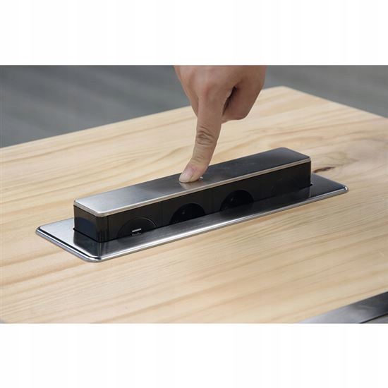 Solight PP126HDMI Usb výsuvný blok zásuviek
