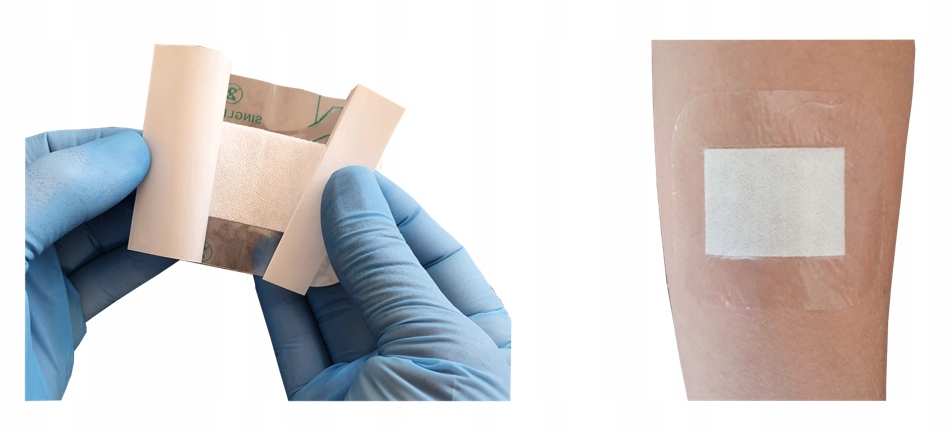 OPATRUNEK NA RANY JAŁOWY HYPOALERGICZNY Z WKŁADEM CHŁONNYM 7X6cm 50szt Producent wyrobu medycznego MaiMed