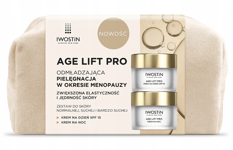 Iwostin Age Lift Pro zestaw krem na dzień Spf 15 i noc lifting 2 x 50 ml