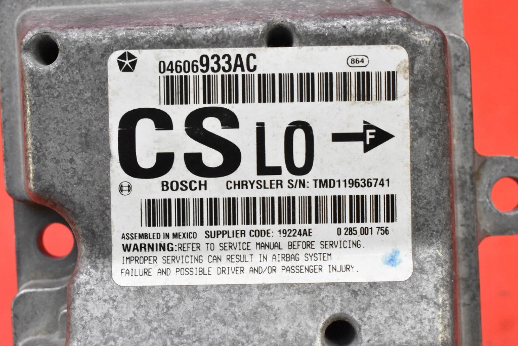 modulo SENSOR airbag airbag 04606933AC CHRYSLER PACIFICA 1 e CS 03-08
