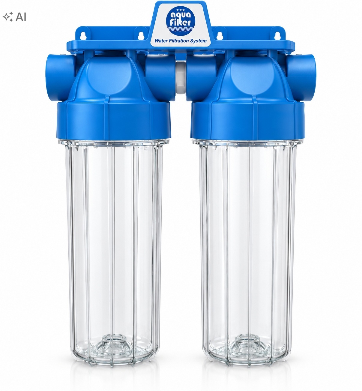 Vodní filtr, těleso Aquafilter FHPRCL34-3B-TWIN dvojitý