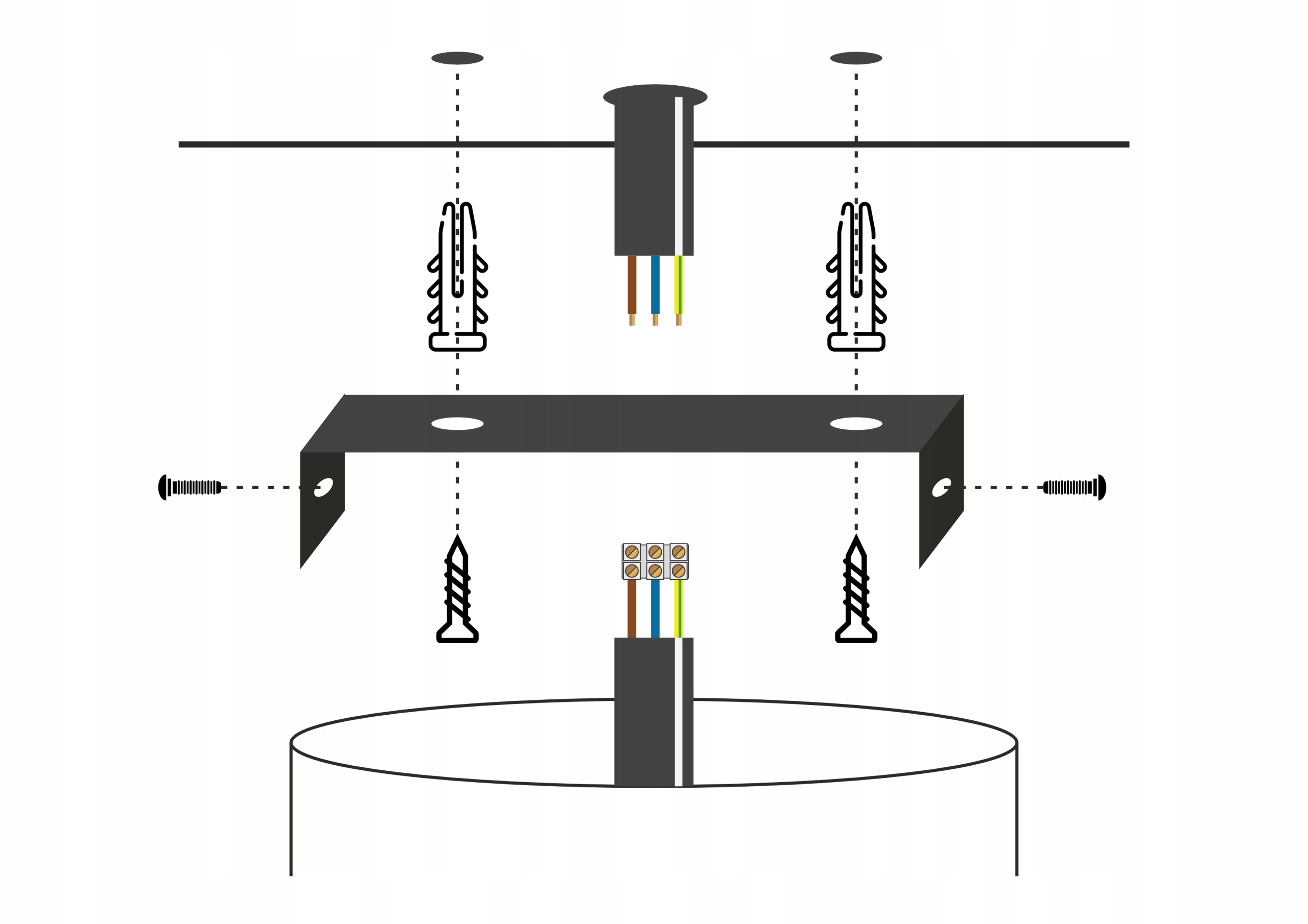 Lampa do sufitu podwieszanego do salonu modna LED Zasilanie sieciowe