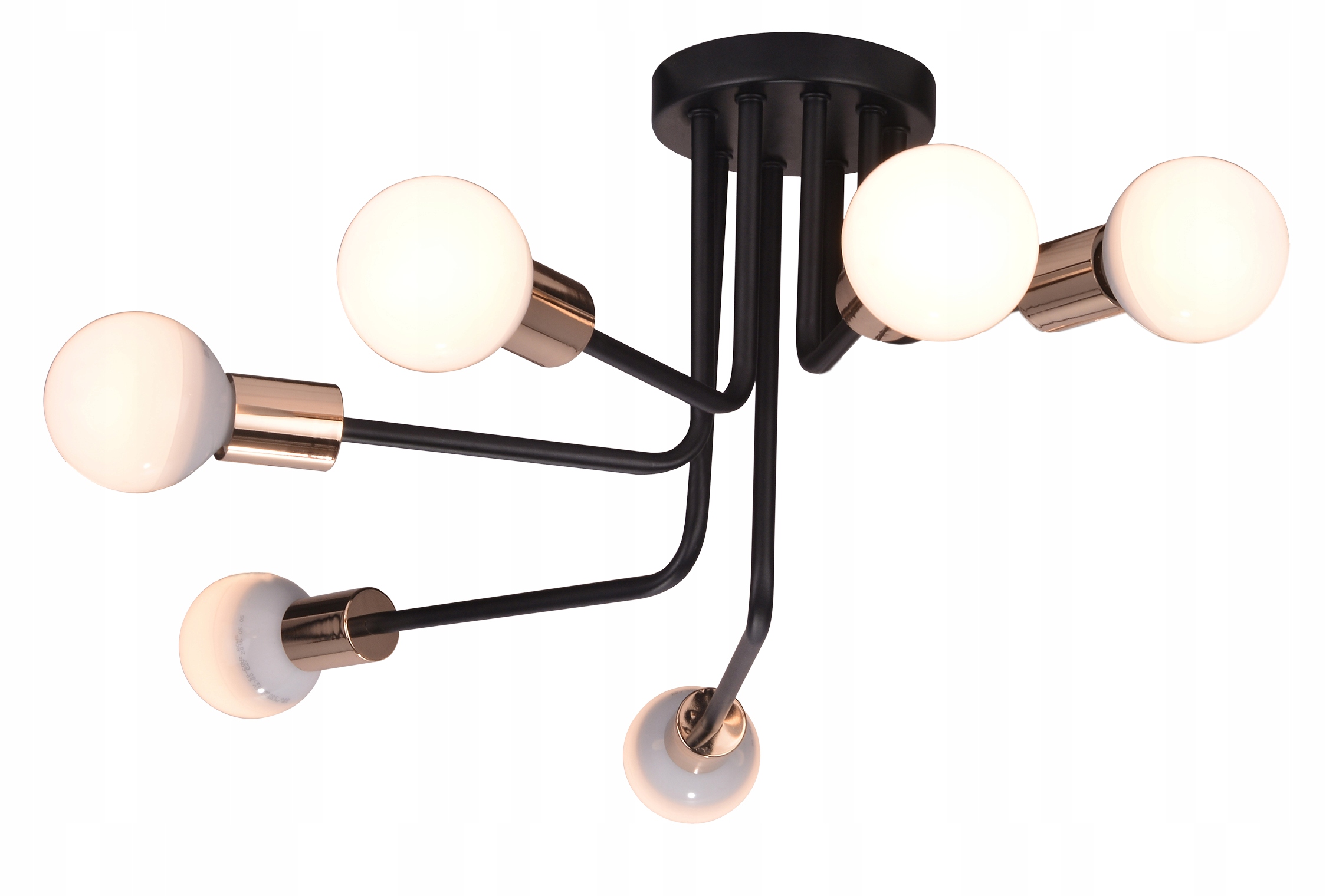 Industriální stropní svítidlo Spill 6XE27 Candellux