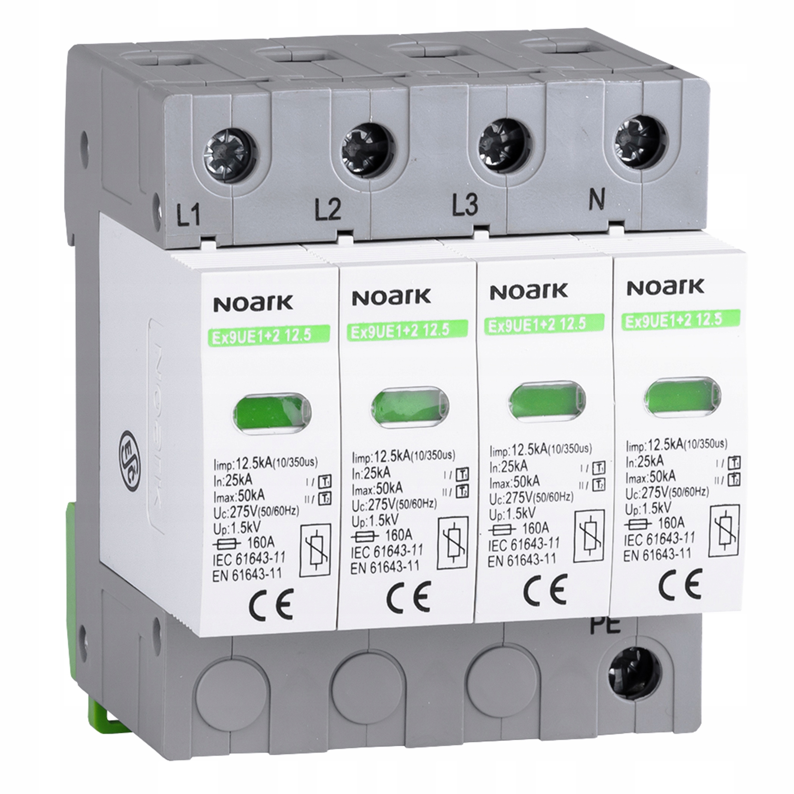 Obmedzovač prepätia chránič Prepäťovka Ex9UE1+2 12.5 4P Noark
