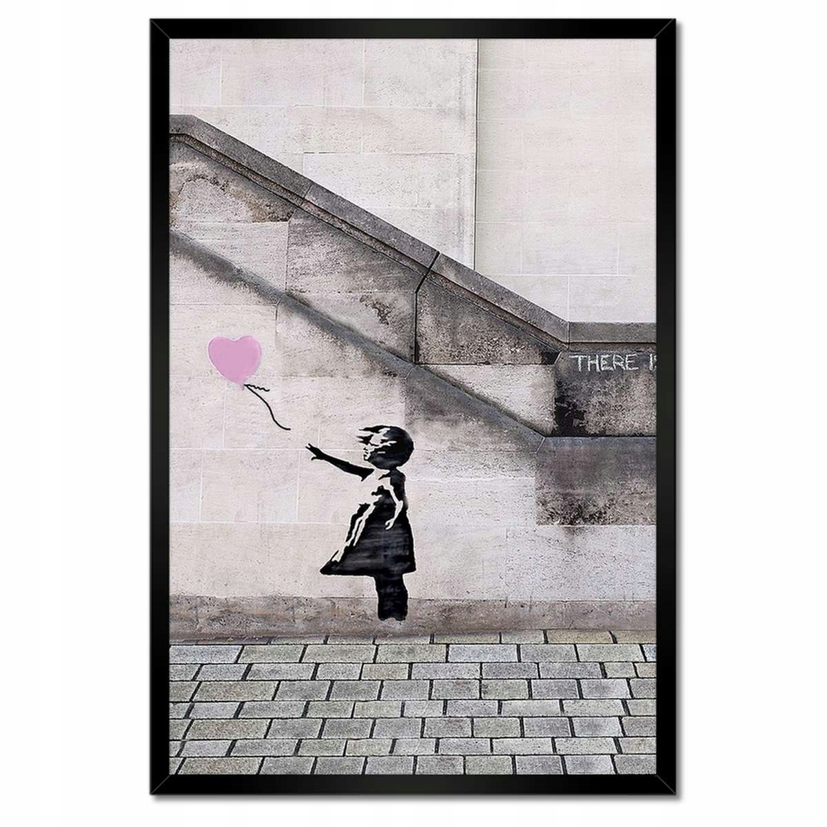 Plakáty v rámu 40x60 Banksy Balonek Dívka