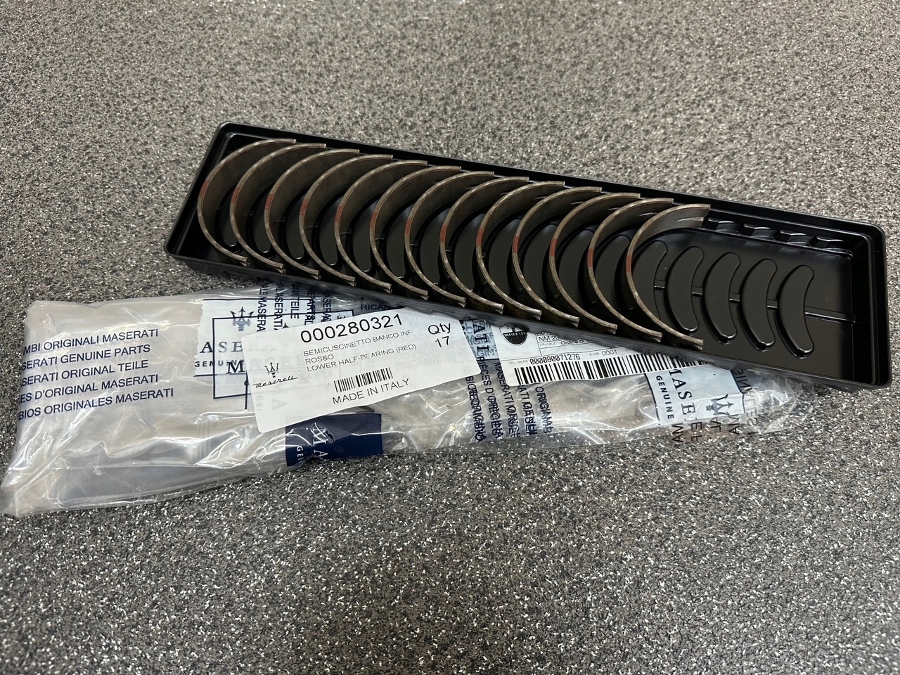 MASERATI LAVENTE GHIBLI QUATTROPORTE PANEWKI HALF-BEARING 280321