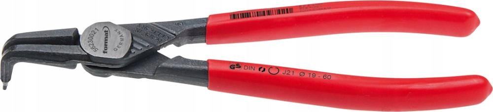 Kleště na pojistné kroužky ohnuté J41 295 mm