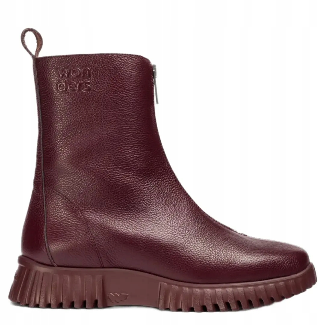 Dámské kotníkové boty Wonders A-4403 wild vino 37, Bordo