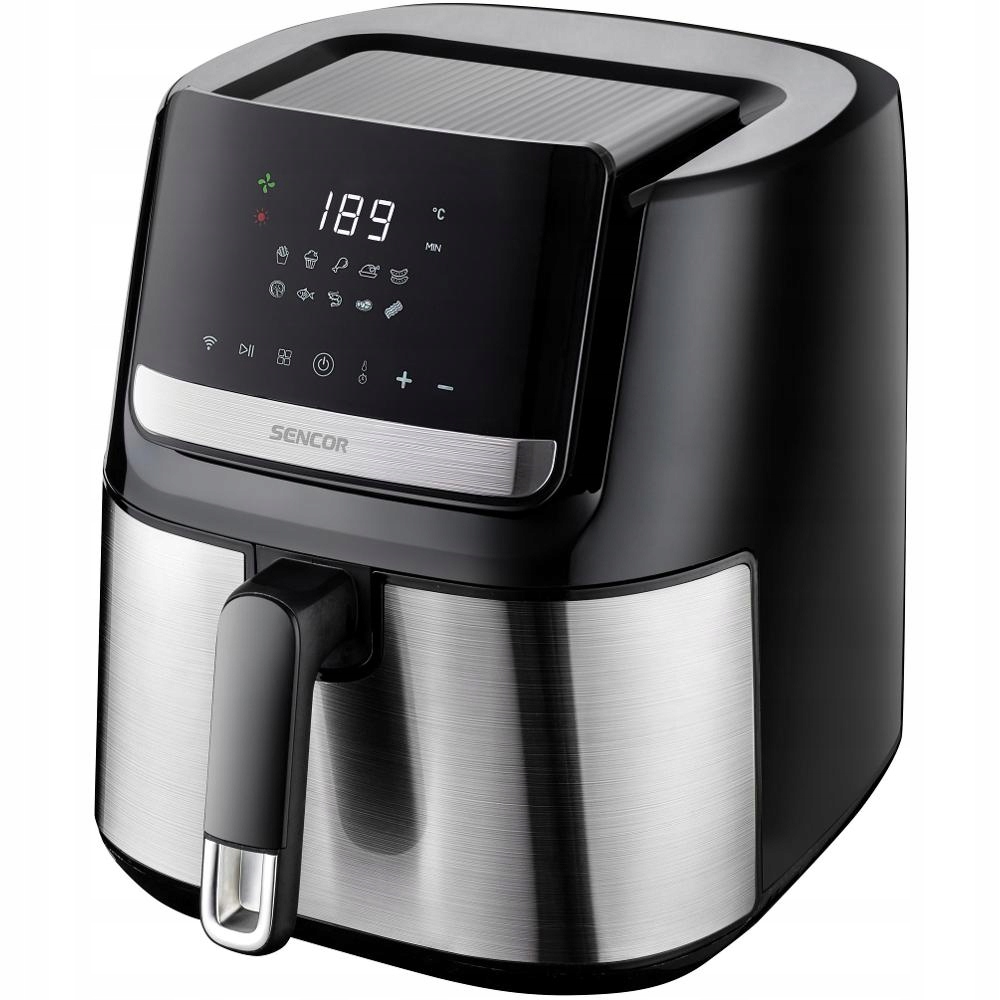 Inteligentna Frytkownica Air Fryer Aplikacja WiFi 6,5litra Sencor SFR6600SS
