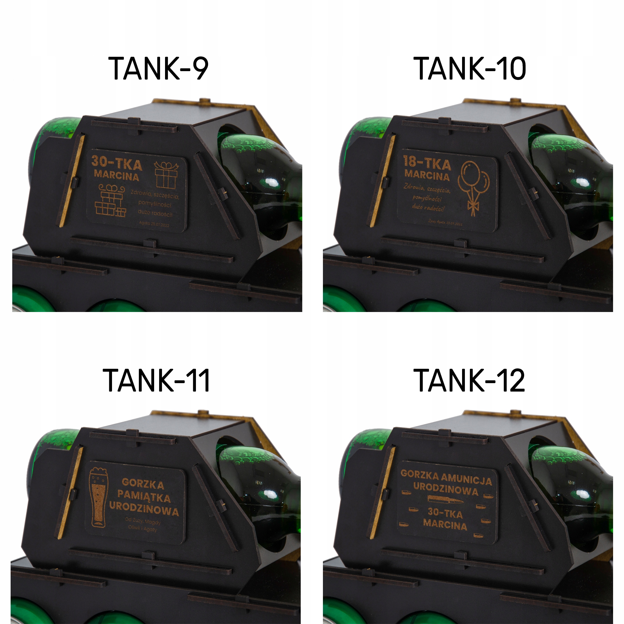 CZOŁG NA PIWO, PREZENT NA URODZINY 18 30 40 50 60 Marka Gift4