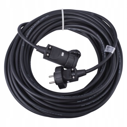 Emos Predlžovací kábel gumový spojka, 20m, 3× 2,5mm2