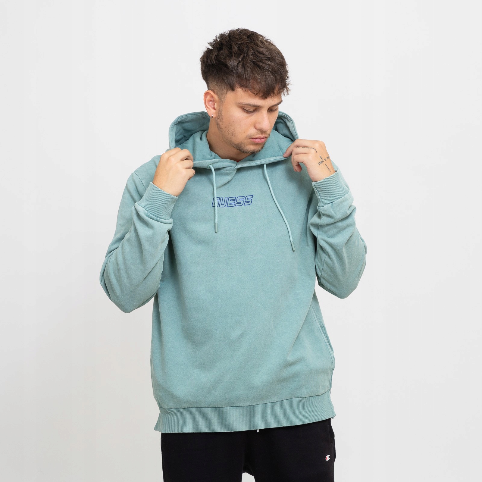 Pánská mikina Guess dargen hoodie sweatshirt