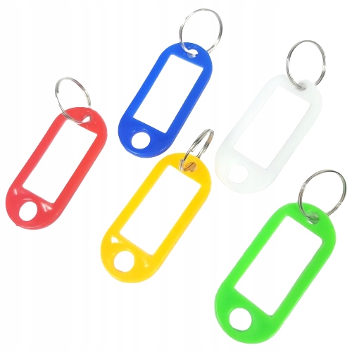 ZAWIESZKA DO KLUCZY BRELOK PRZYWIESZKA IDENTYFIKATOR Z OKIENKIEM 5SZT Marka KLAUS