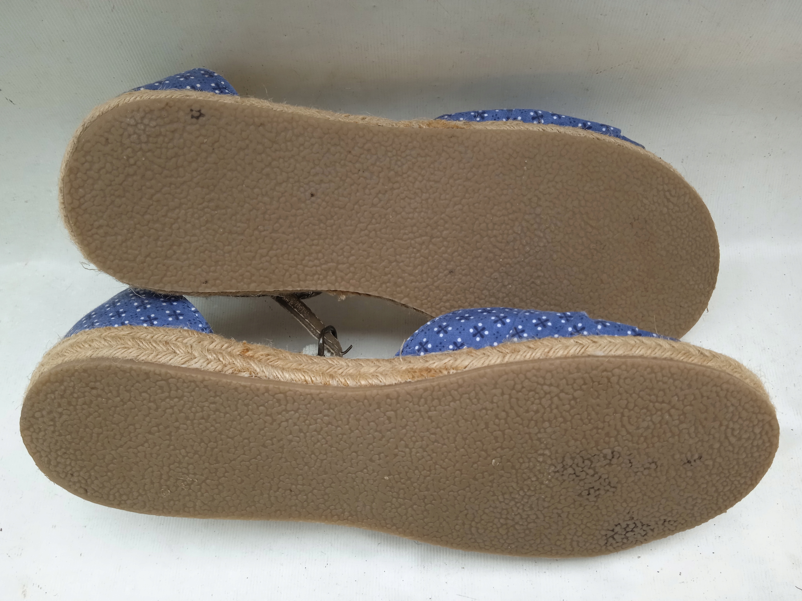 36 OKAIDI DAMSKIE SANDAŁY ESPADRYLE LETNIE W GROSZKI Rozmiar 36