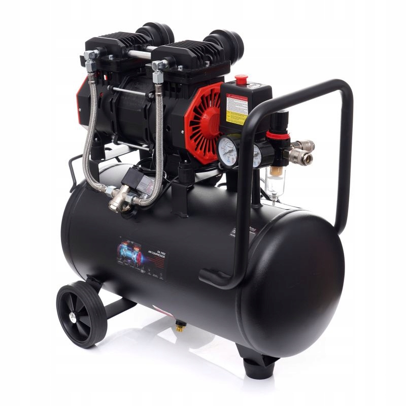 KOMPRESOR BEZOLEJOWY SPRĘŻARKA 24L 1390W 8bar 2800rpm/min Ciśnienie maksymalne 8 bar