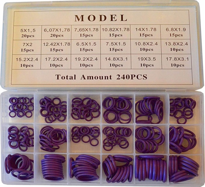 MAGNETI MARELLI ZESTAW 240 ORINGÓW FIOLETOWYCH
