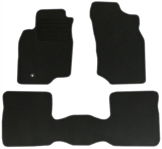 

Mitsubishi Lancer VII Dywaniki welurowe czarne Eko