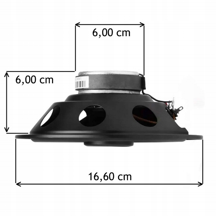 GŁOŚNIKI SAMOCHODOWE JBL Stage1 621 165mm 2-DROŻNE Konstrukcja dwudrożne