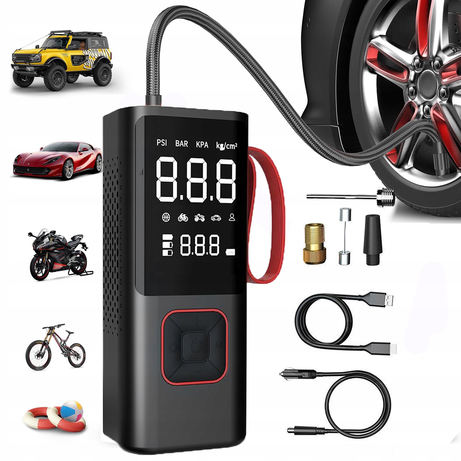 KOMPRESOR SAMOCHODOWYPompka Sprężarka 12V