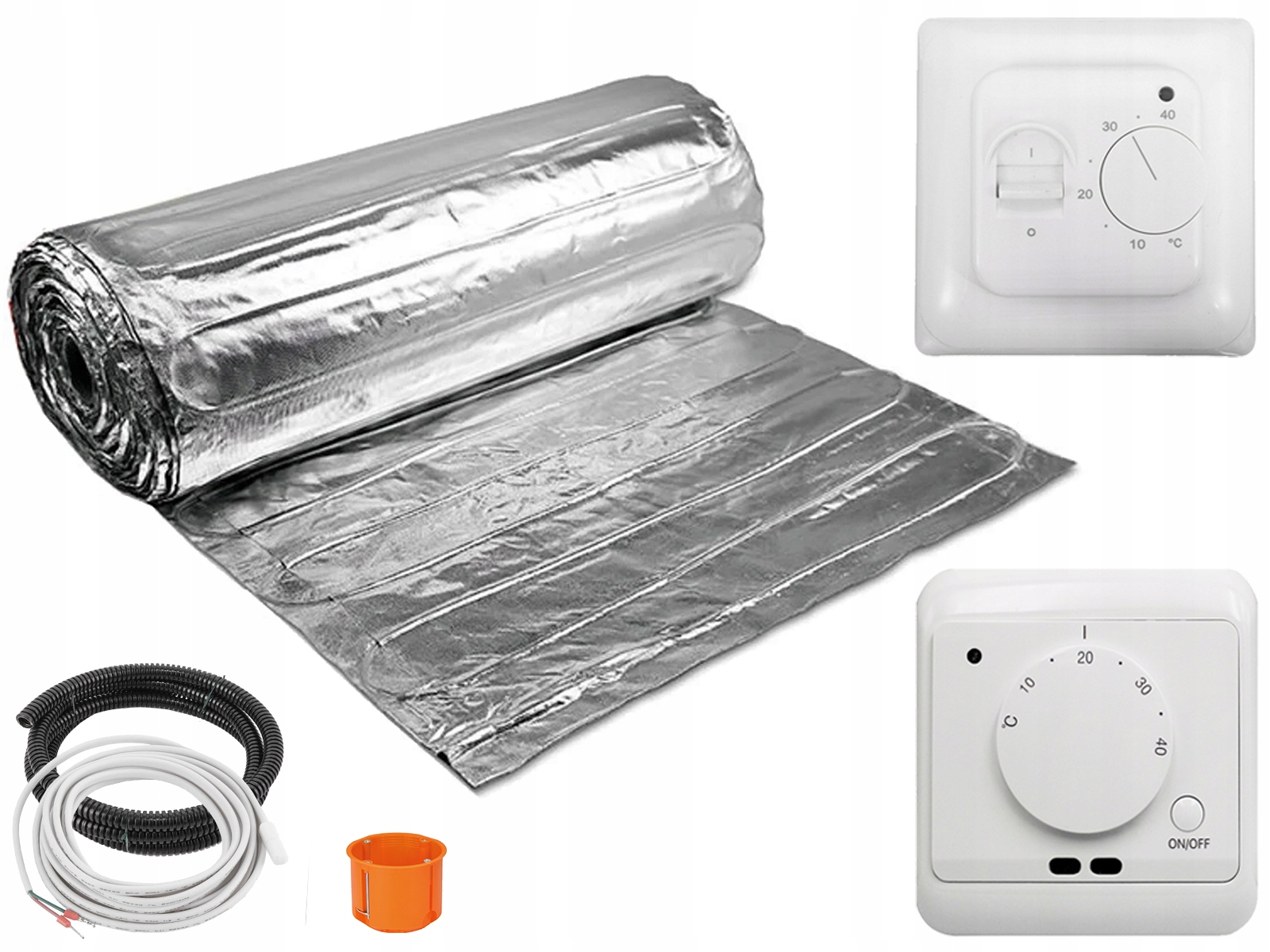 Vykurovacia rohož pod panely 3m2 150W/m2 6mb Sada Thermotec regulátor