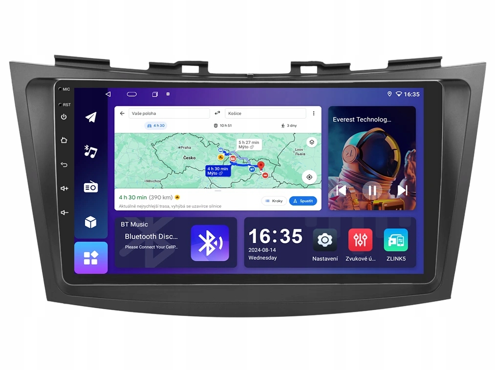 Isudar 2DIN autorádio T68B-IEV51 Android, Suzuki Swift