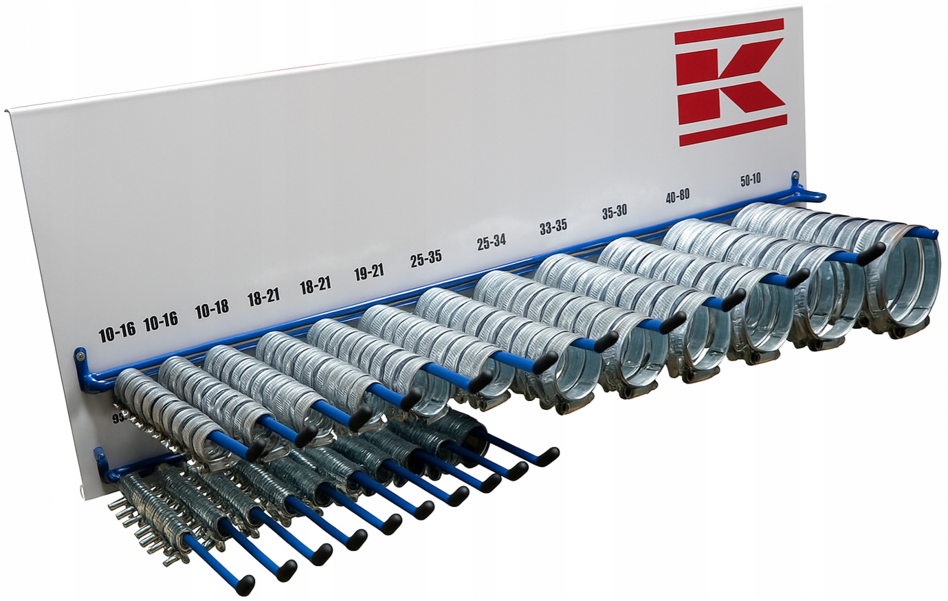 220szt Zestaw Opasek Hc ślimakowych Opaski Obejmy Węży Rur Przewodów Kabli