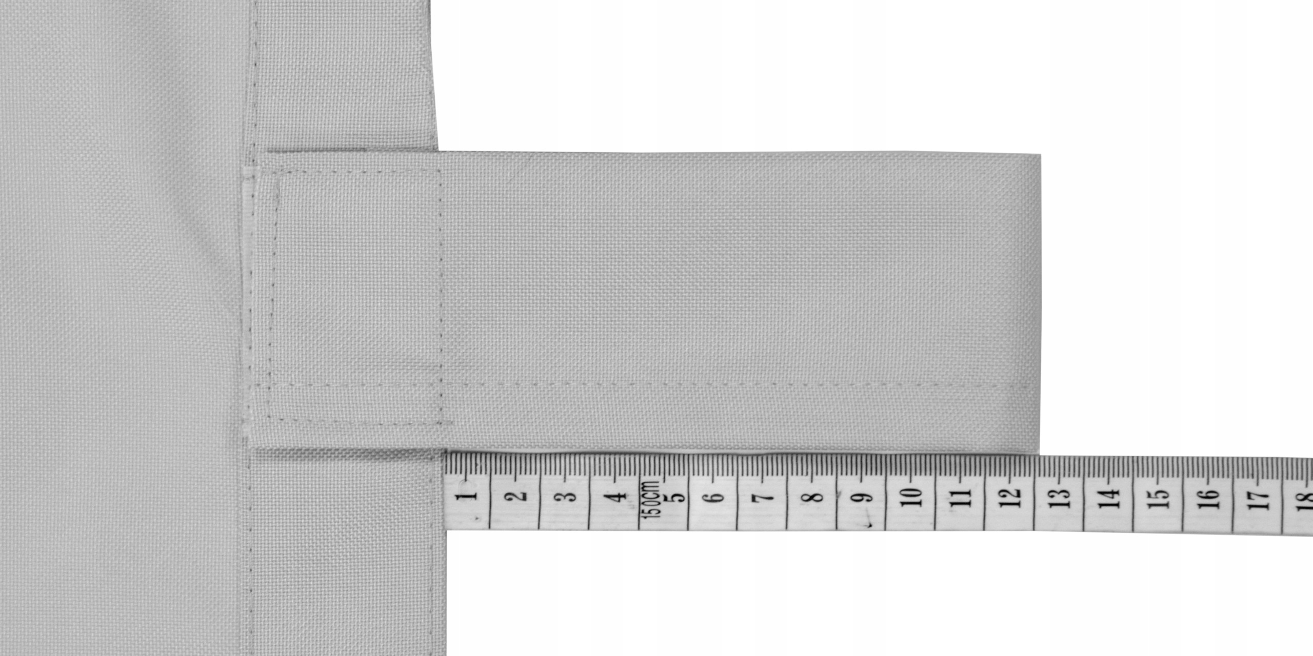 ZASŁONA OGRODOWA TARASOWA TARAS 155x220 szara Szerokość 1.55 m