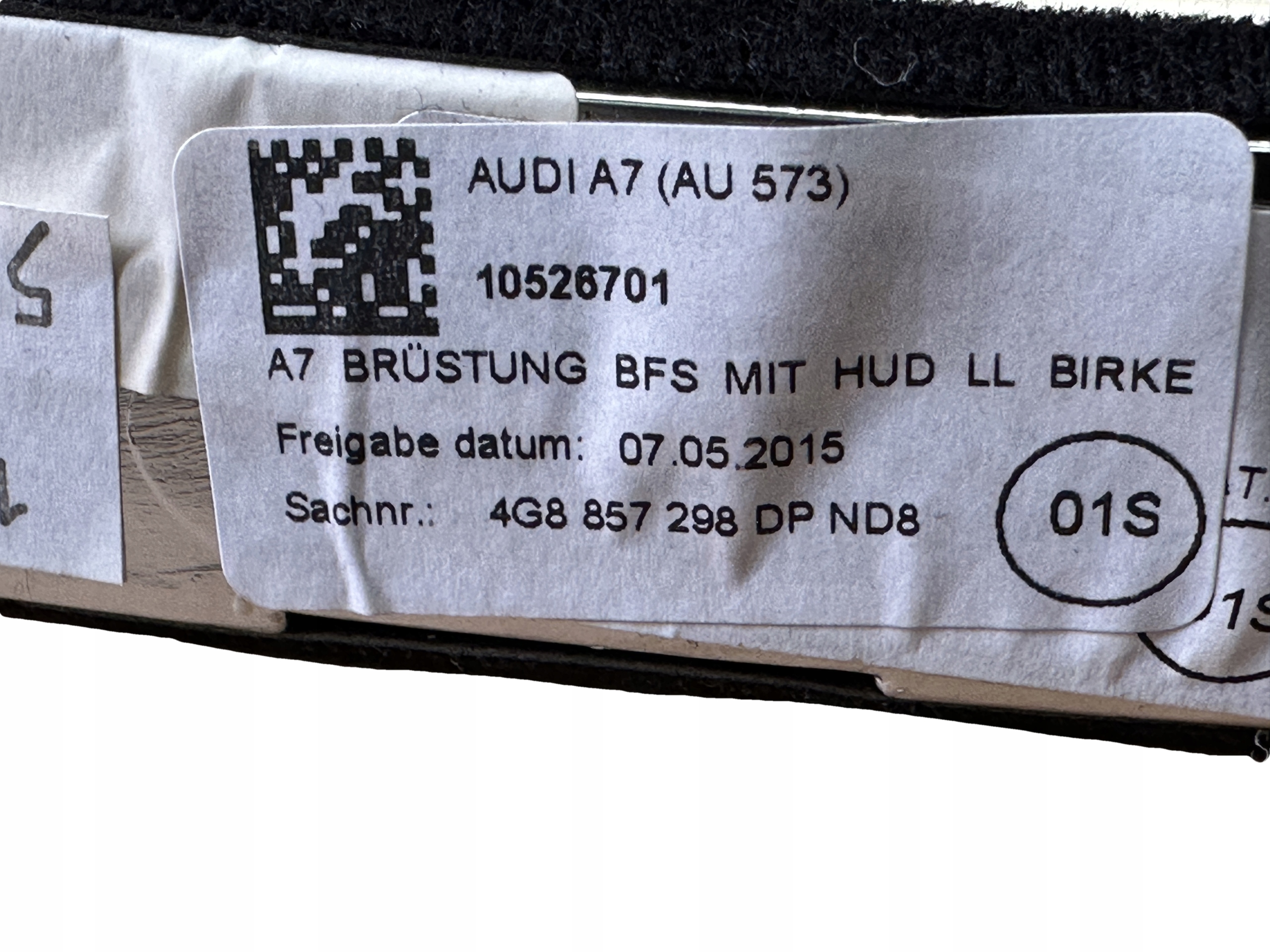 AUDI A7 4G lista DEKOR DESKI 4G8857298DP