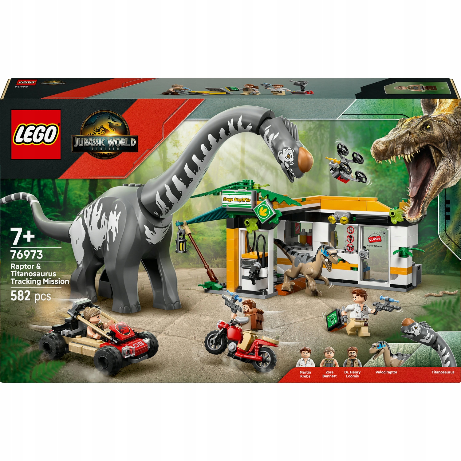 Lego Jurský svět 76973 Na stopě Titanosaura a Raptora