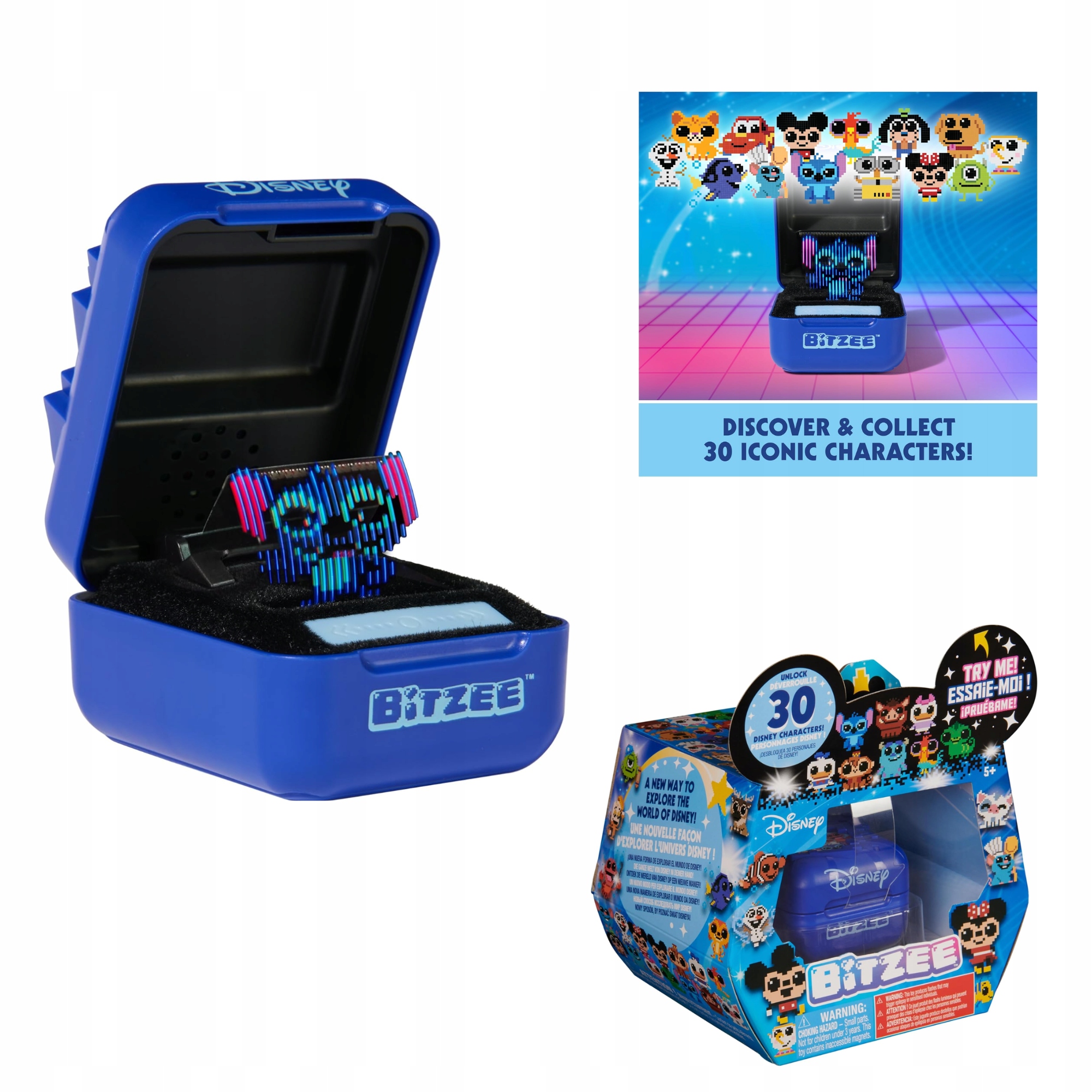 Bitzee Disney Interaktywne Zwierzątko 3D 30 Postaci Gra