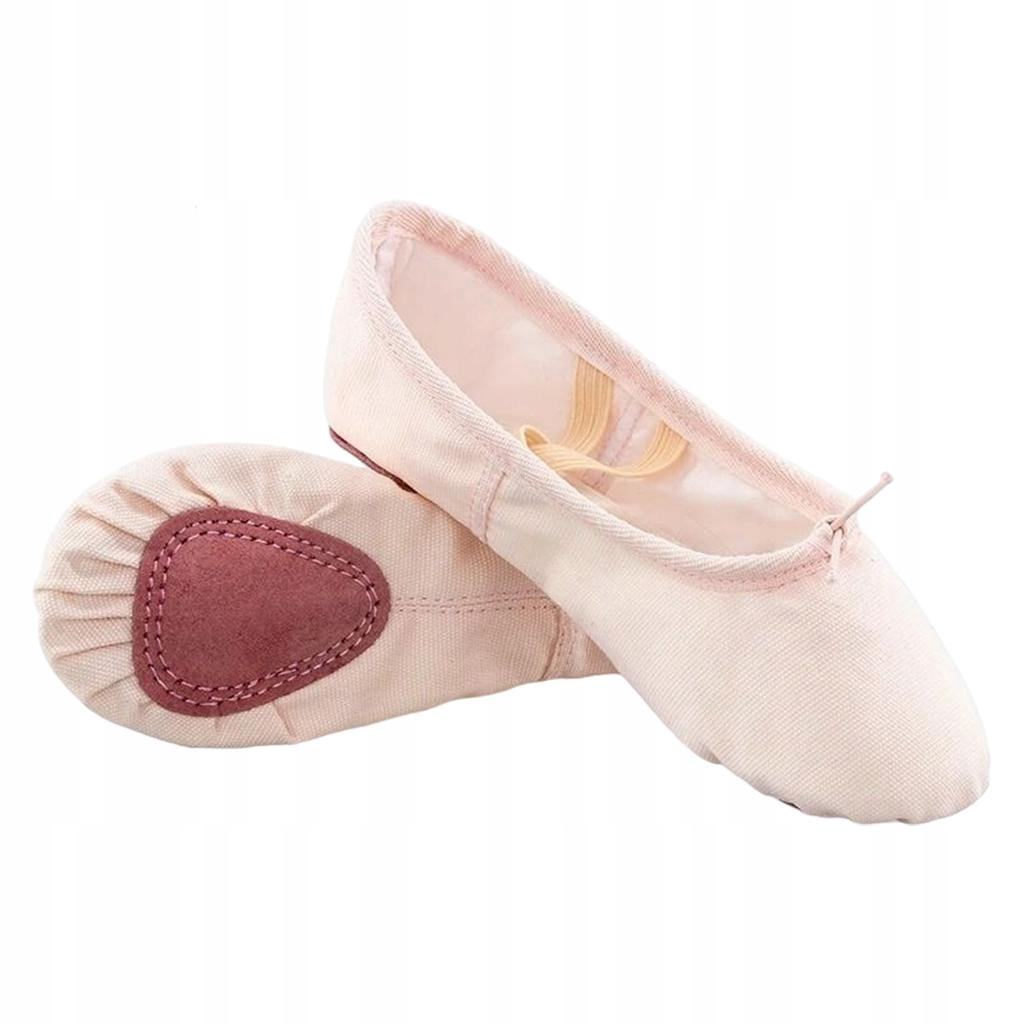 Profesjonalne buty baletowe Performance Canvas Soft Flats Split Light Pink 28