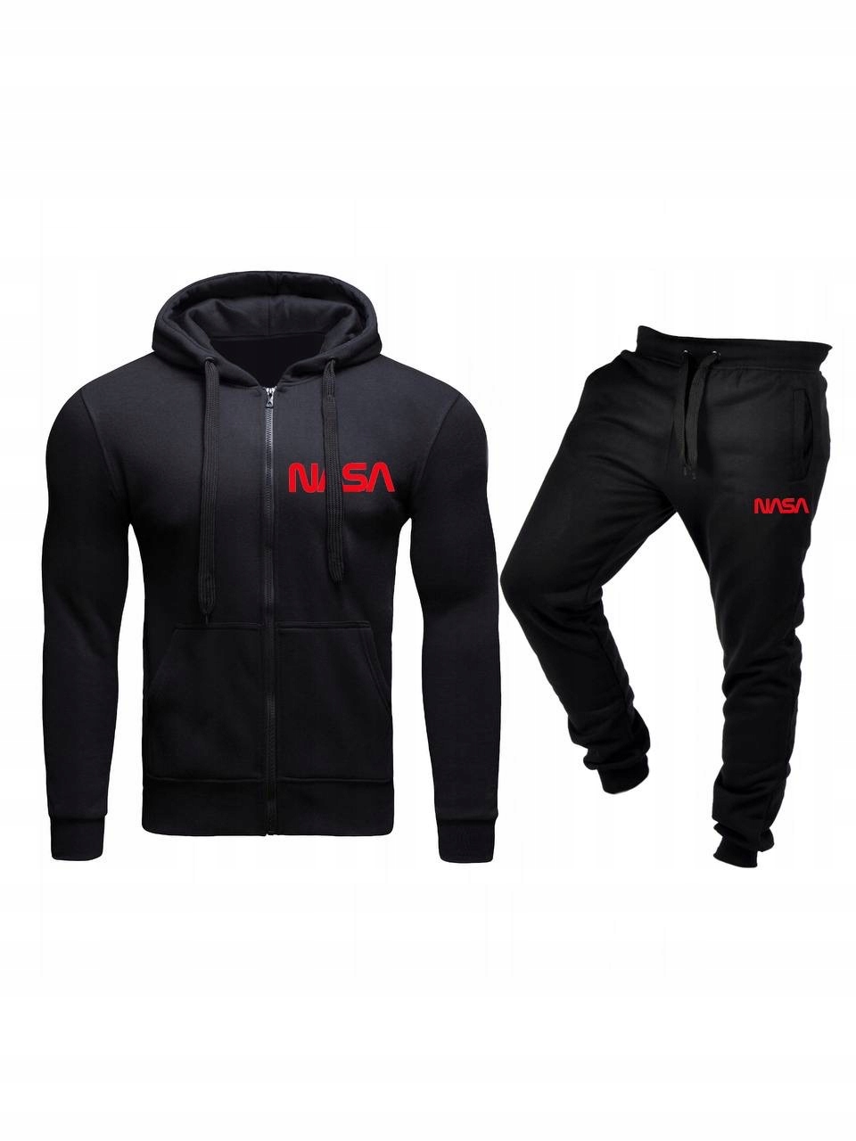 

Komplet Dresowy Nasa Dres Męski Czarny XL