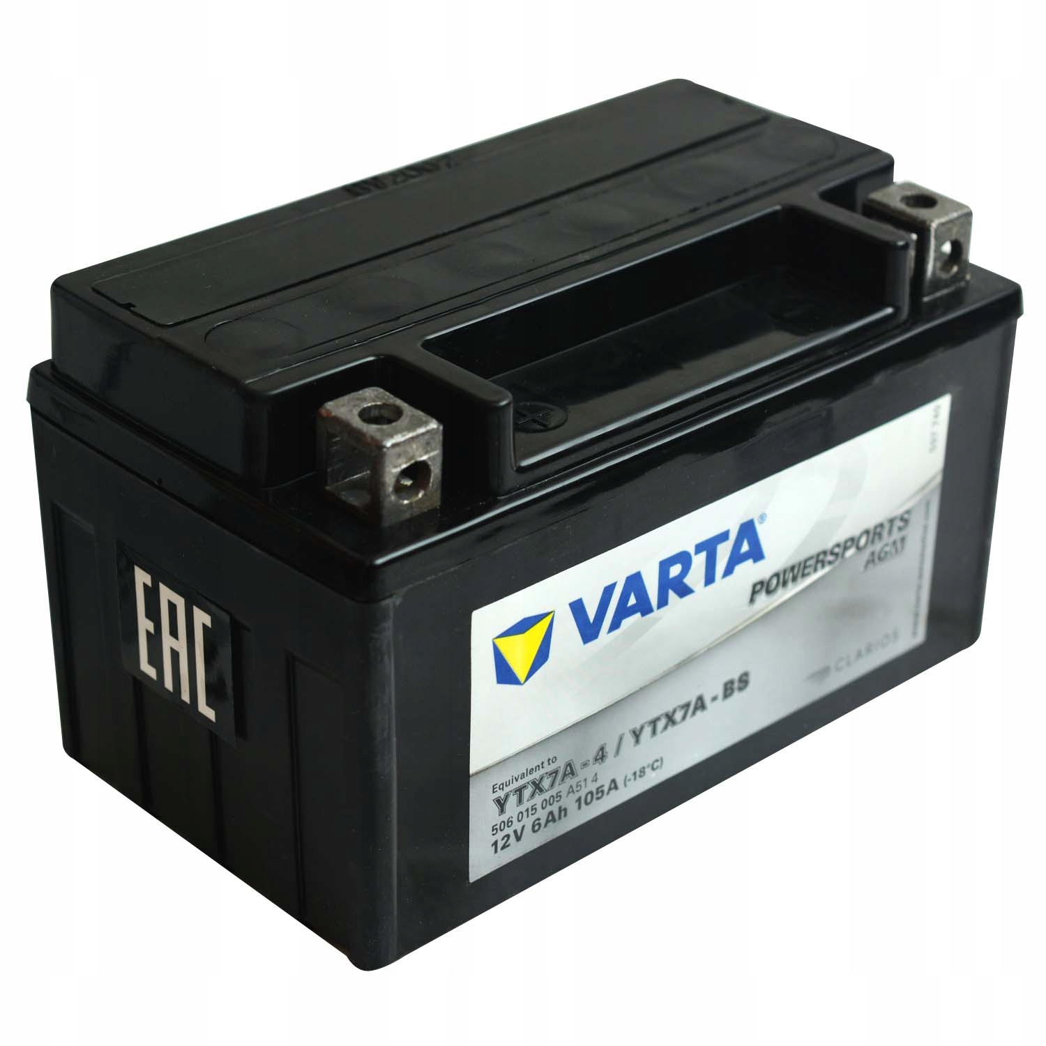 YTX7A-BS - VARTA YTX7A - BS YTX7A - 4 12V 6AH 105A ЗАПУЩЕН!!!