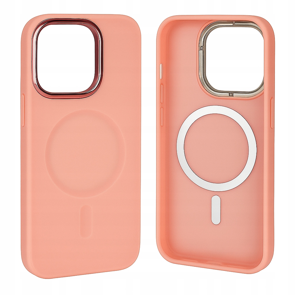 Etui plecki Magnetic Collection MagSafe do iPhone 16 Pro różowe