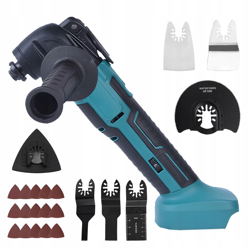 Úhlová Bruska Akumulátorová Bezkartáčová Bruska 6 Rychlostí 300 W